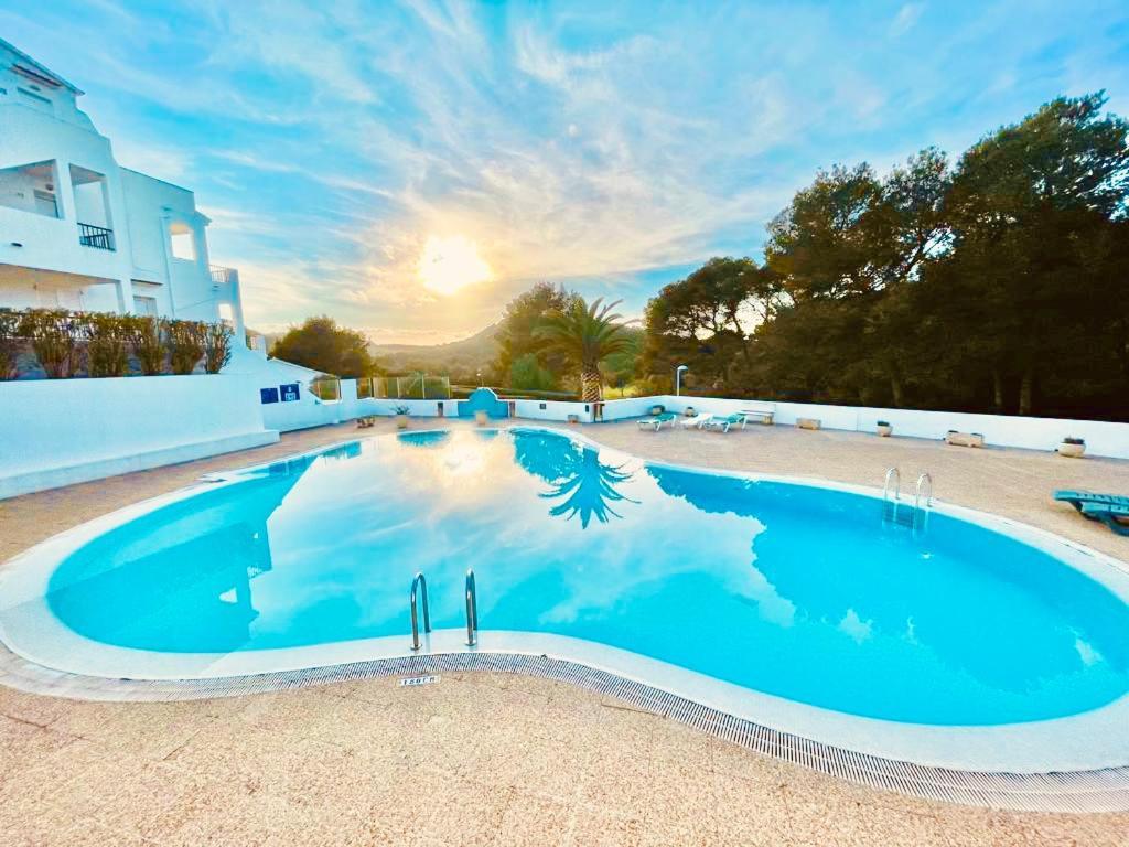 Apartamento Atardecer En Menorca Son Parc Vista Al Campo De Golf Buitenkant foto