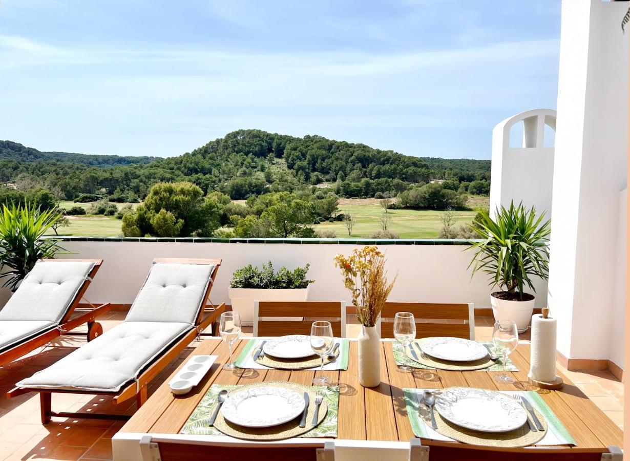 Apartamento Atardecer En Menorca Son Parc Vista Al Campo De Golf Buitenkant foto